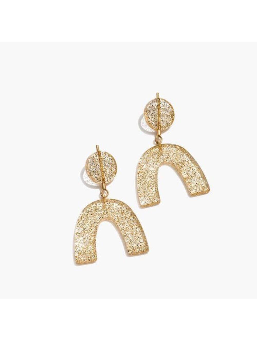 Madewell Glitter Shapes Statement Earrings